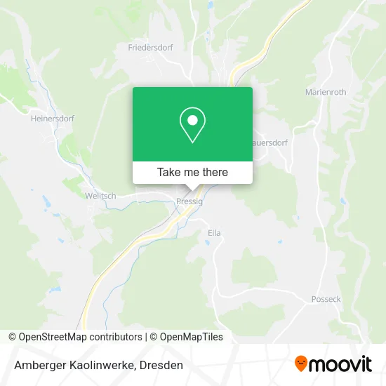 Карта Amberger Kaolinwerke