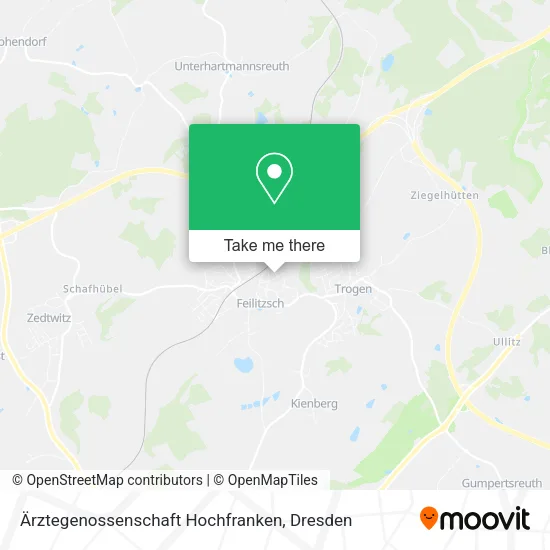 Карта Ärztegenossenschaft Hochfranken
