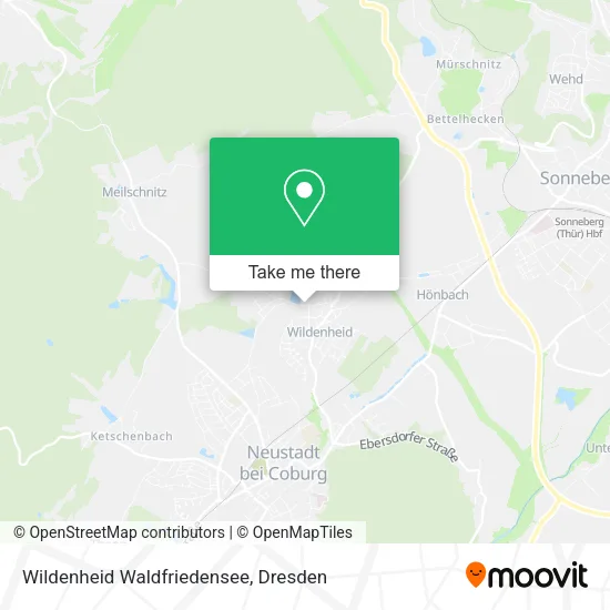 Карта Wildenheid Waldfriedensee