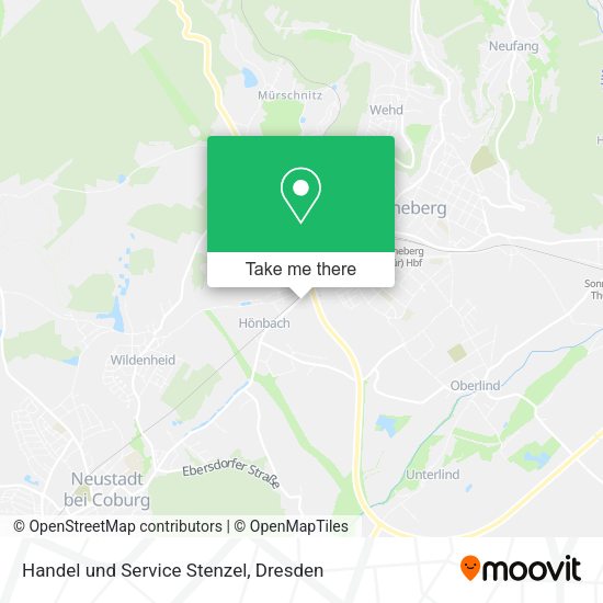 Карта Handel und Service Stenzel