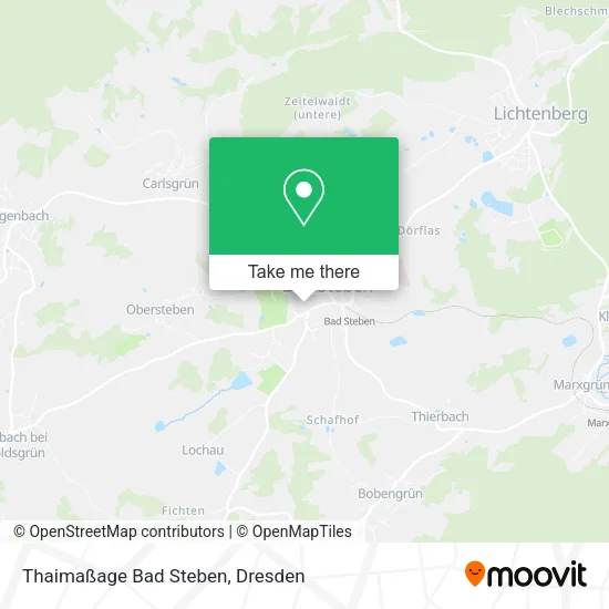 Карта Thaimaßage Bad Steben