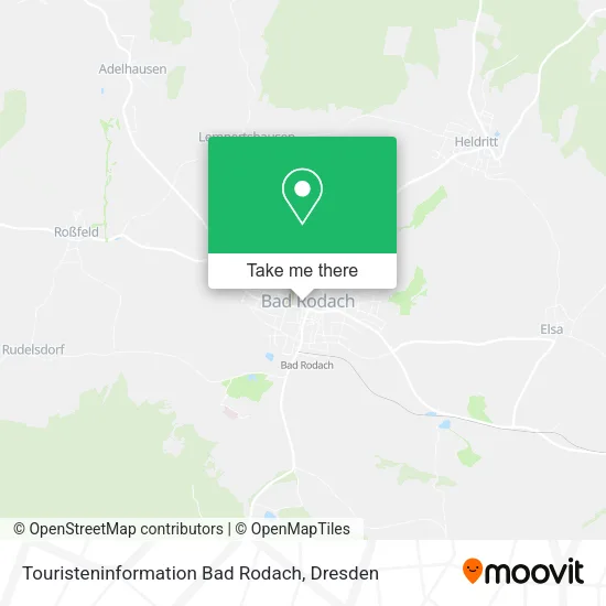 Карта Touristeninformation Bad Rodach