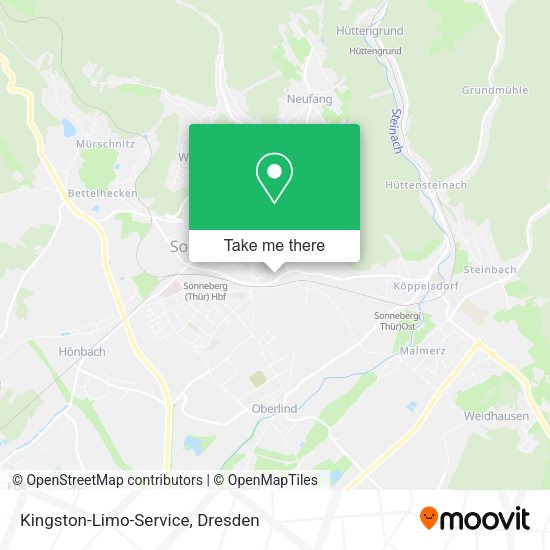Карта Kingston-Limo-Service