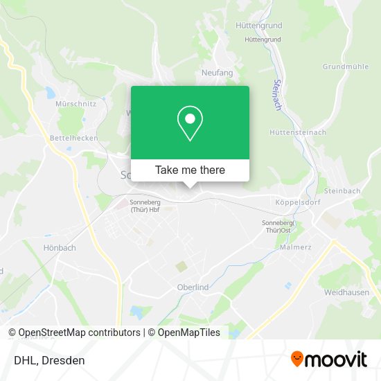 Карта DHL