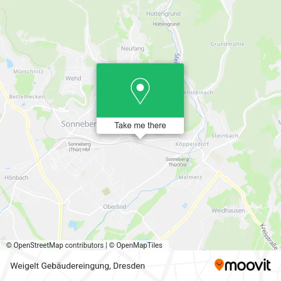 Карта Weigelt Gebäudereingung