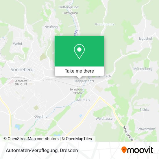 Карта Automaten-Verpflegung