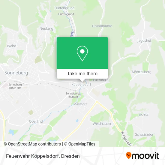 Карта Feuerwehr Köppelsdorf
