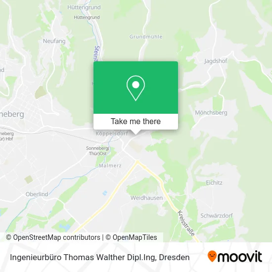 Карта Ingenieurbüro Thomas Walther Dipl.Ing