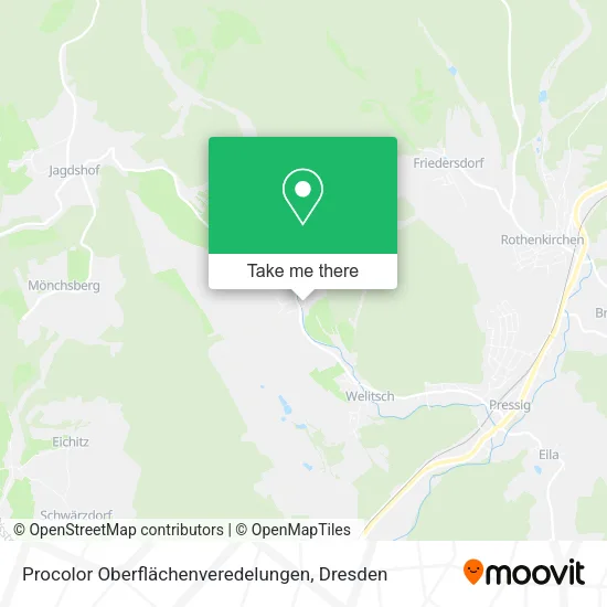 Карта Procolor Oberflächenveredelungen