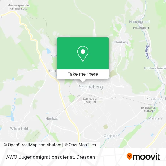 Карта AWO Jugendmigrationsdienst