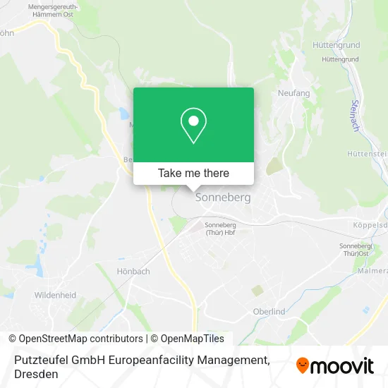 Карта Putzteufel GmbH Europeanfacility Management