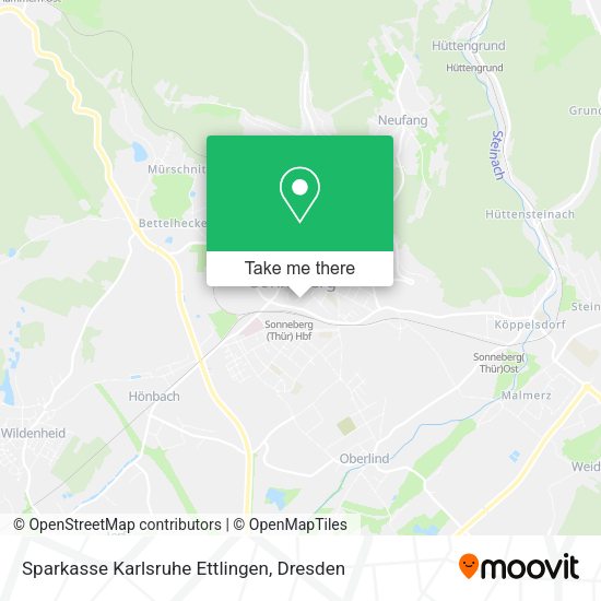Карта Sparkasse Karlsruhe Ettlingen