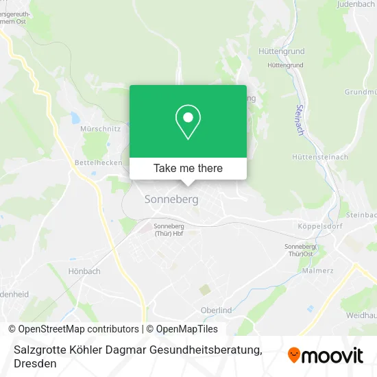 Карта Salzgrotte Köhler Dagmar Gesundheitsberatung