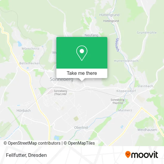 Карта Fellfutter