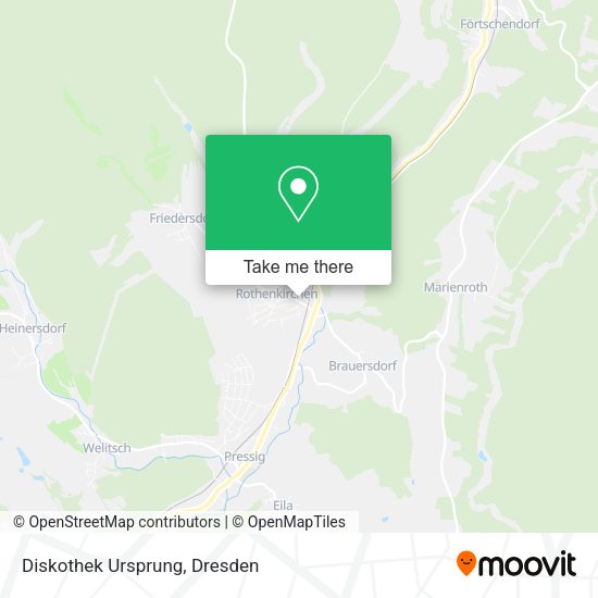 Карта Diskothek Ursprung
