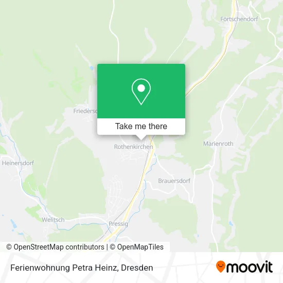 Карта Ferienwohnung Petra Heinz