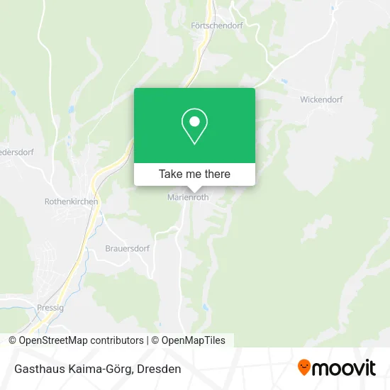 Карта Gasthaus Kaima-Görg