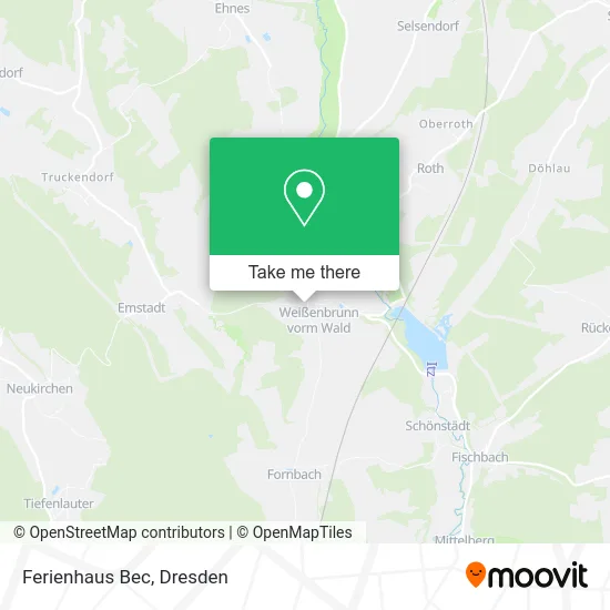 Карта Ferienhaus Bec