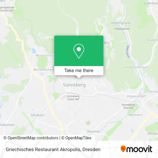 Карта Griechisches Restaurant Akropolis