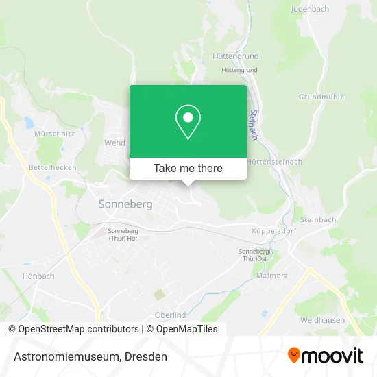 Карта Astronomiemuseum