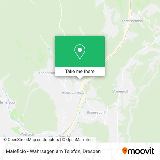 Карта Maleficio - Wahrsagen am Telefon