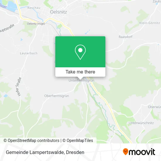Карта Gemeinde Lampertswalde