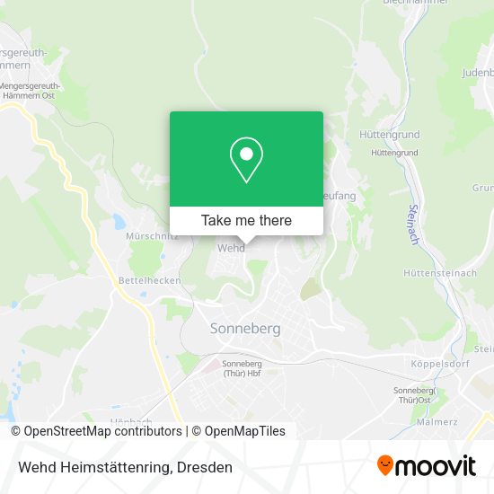 Карта Wehd Heimstättenring