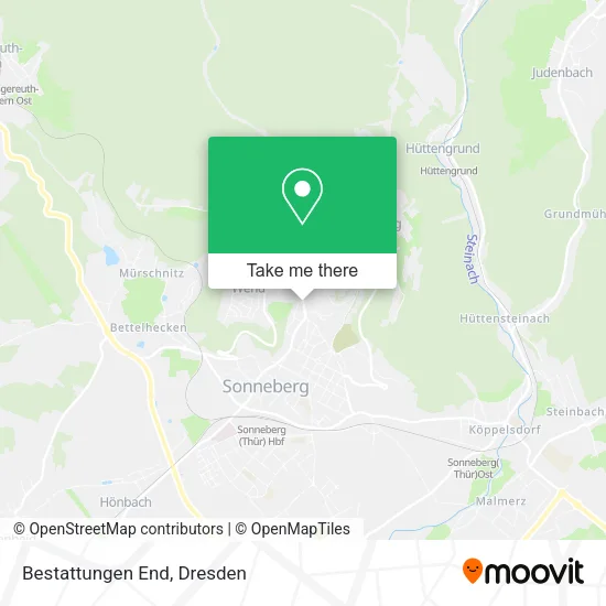 Карта Bestattungen End