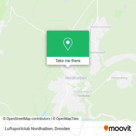 Карта Luftsportclub Nordhalben