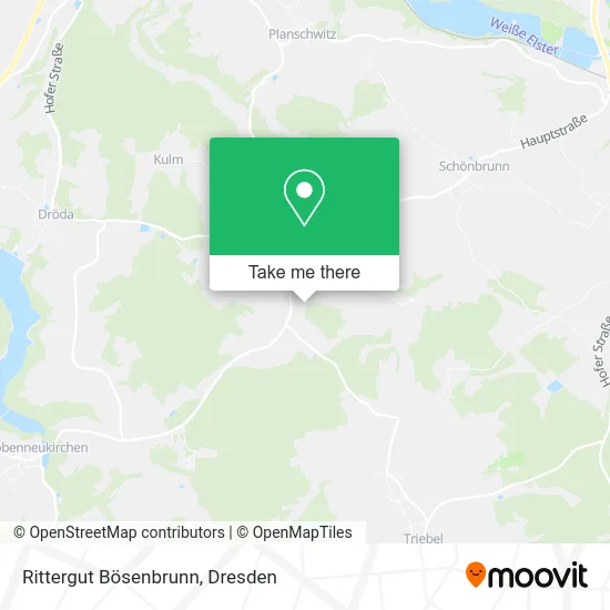 Rittergut Bösenbrunn map