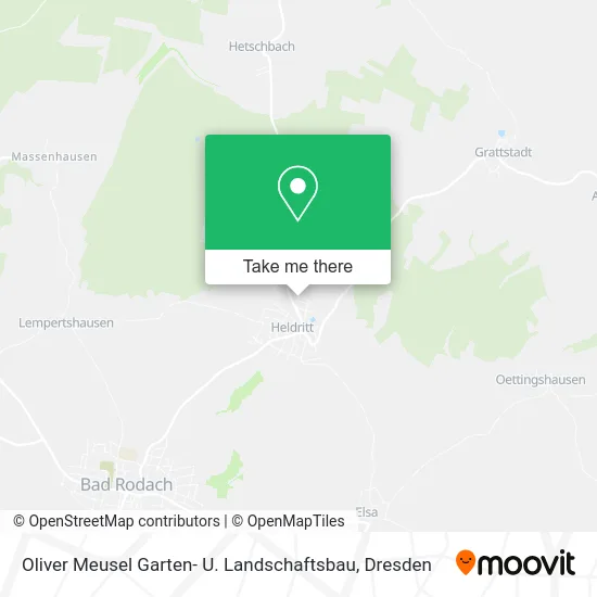 Карта Oliver Meusel Garten- U. Landschaftsbau