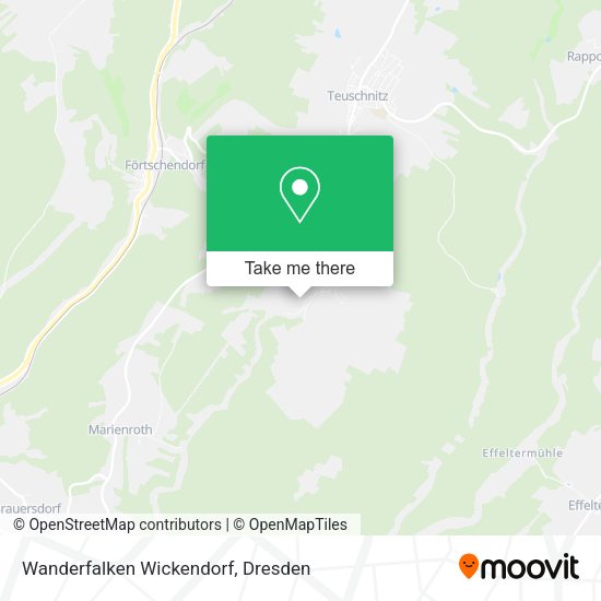 Карта Wanderfalken Wickendorf