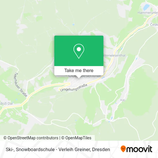 Карта Ski-, Snowboardschule - Verleih Greiner