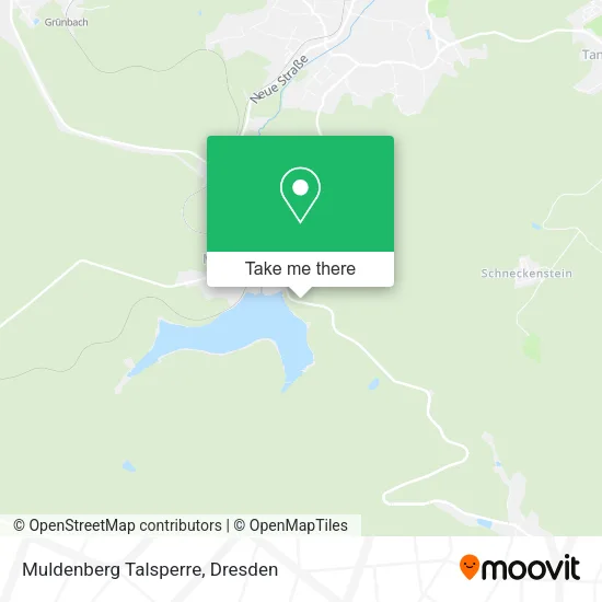 Карта Muldenberg Talsperre