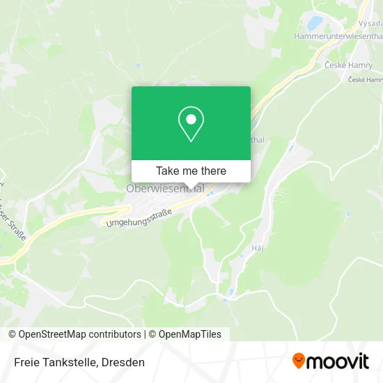 Карта Freie Tankstelle