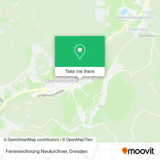 Карта Ferienwohnung Neukirchner