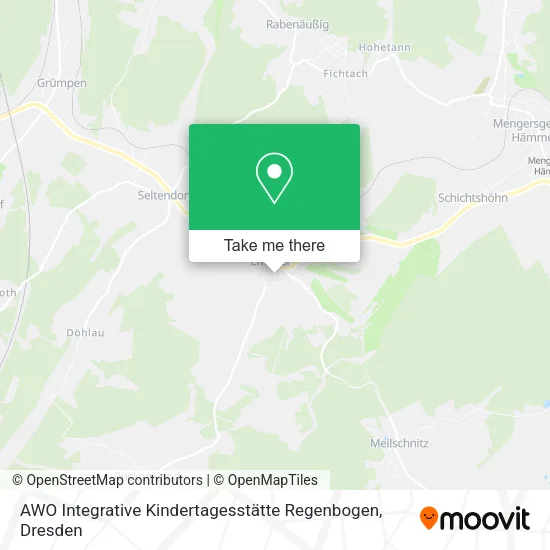 Карта AWO Integrative Kindertagesstätte Regenbogen