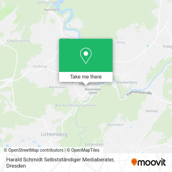Карта Harald Schmidt Selbstständiger Mediaberater