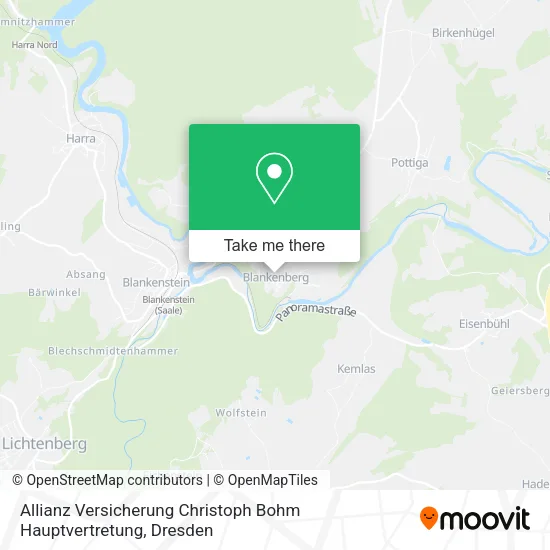 Карта Allianz Versicherung Christoph Bohm Hauptvertretung