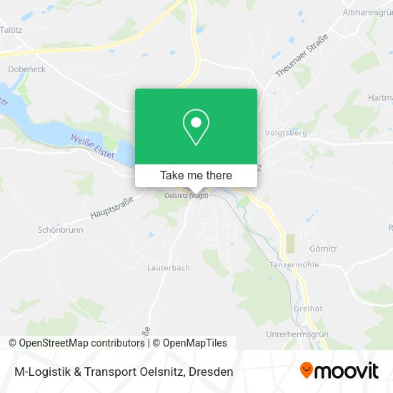 Карта M-Logistik & Transport Oelsnitz