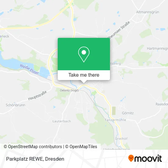 Карта Parkplatz REWE