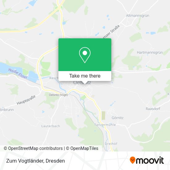 Карта Zum Vogtländer