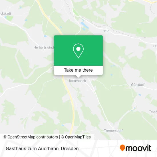 Карта Gasthaus zum Auerhahn