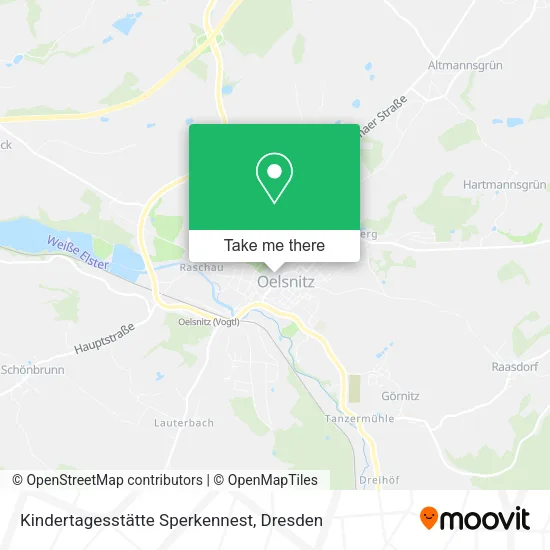 Карта Kindertagesstätte Sperkennest