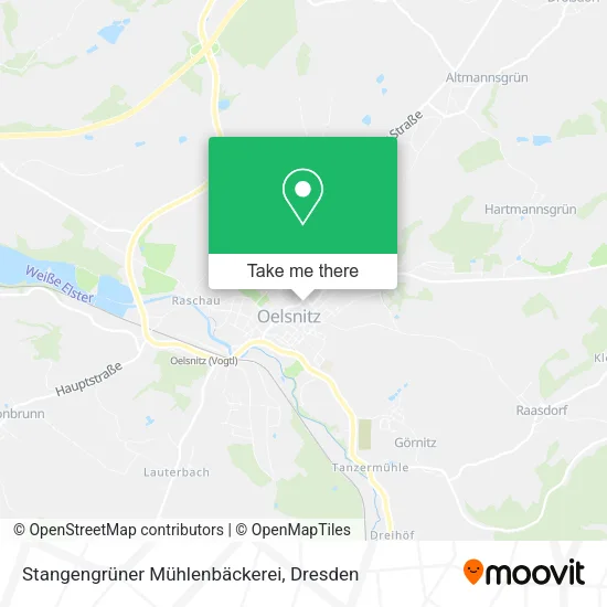 Карта Stangengrüner Mühlenbäckerei