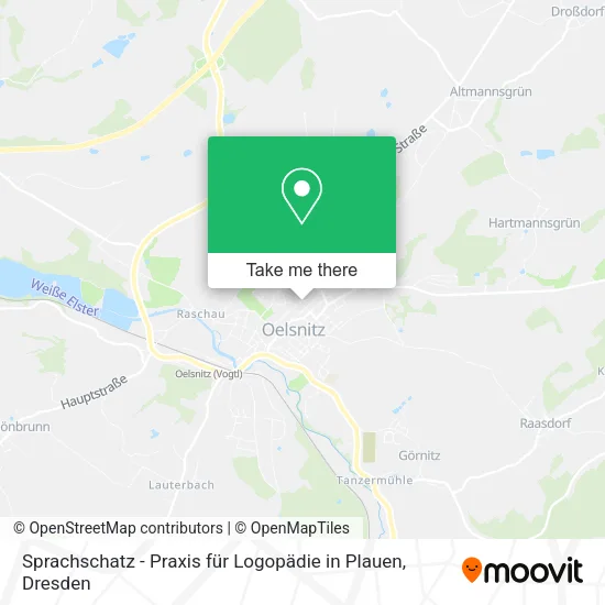 Карта Sprachschatz - Praxis für Logopädie in Plauen