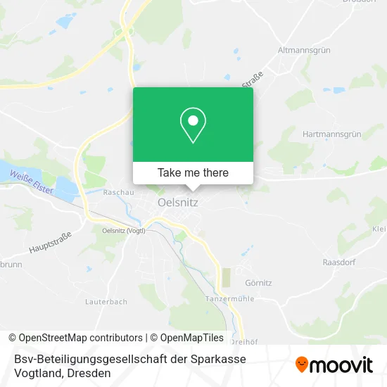 Карта Bsv-Beteiligungsgesellschaft der Sparkasse Vogtland