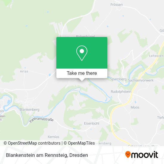 Карта Blankenstein am Rennsteig
