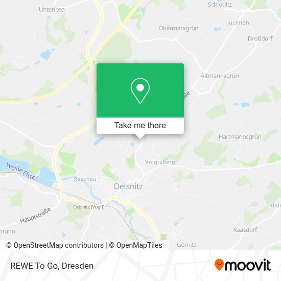 REWE To Go map