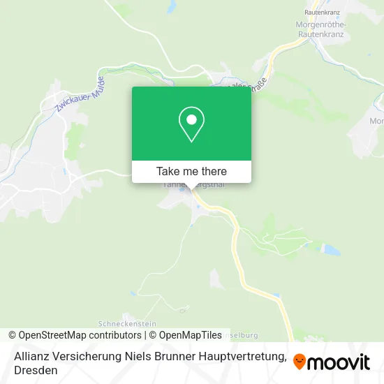 Карта Allianz Versicherung Niels Brunner Hauptvertretung